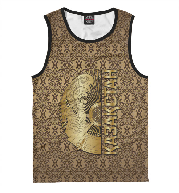 Майка для мальчика с изображением Герб и орнамент цвета Белый