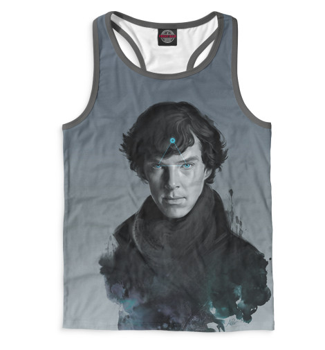 

Майки борцовки Print Bar, Белый, Шерлок