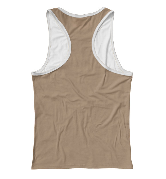 Женская майка-борцовка с изображением Молодой Папа цвета Белый