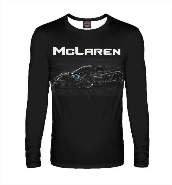 Мужской лонгслив с изображением McLaren цвета Р‘РµР»С‹Р№