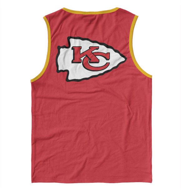 Майка для мальчика с изображением Kansas city chiefs цвета Белый