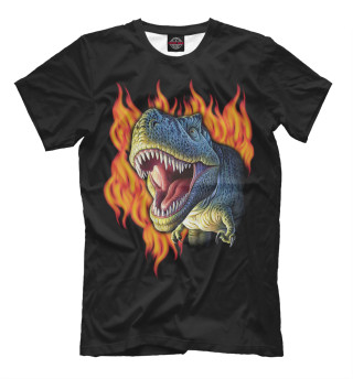 Мужская футболка Big Face Glow Rex