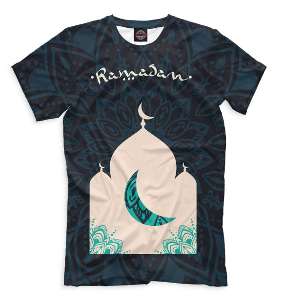 Футболка для мальчиков с изображением Рамадан цвета Черный
