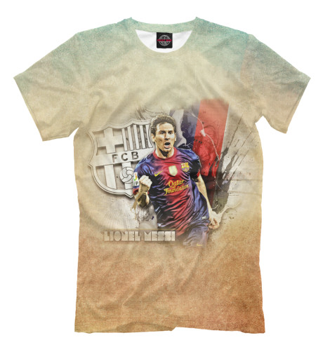 

Футболки Print Bar, Бежевый, Lionel Messi