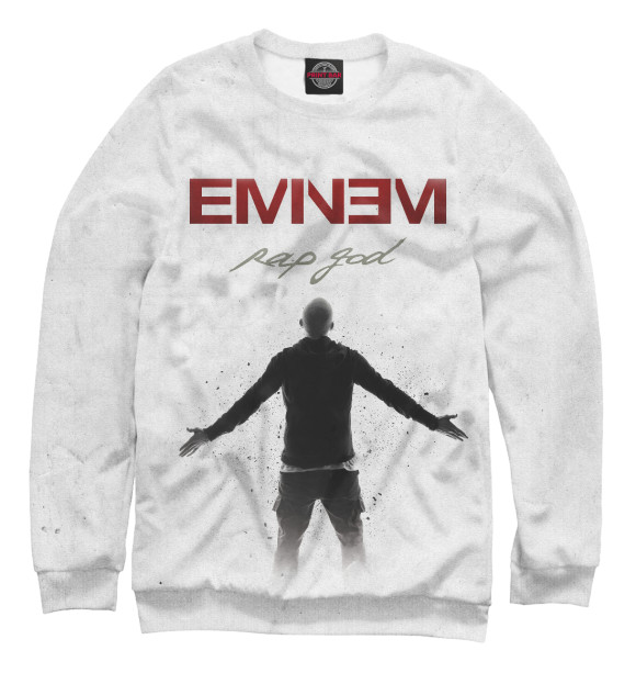 Свитшот для девочек с изображением Eminem цвета Белый