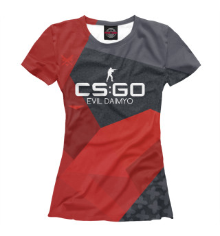 Женская футболка CS:GO / Evil Daimyo