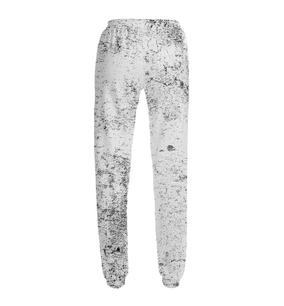 Женские спортивные штаны с изображением Абстракция цвета Белый