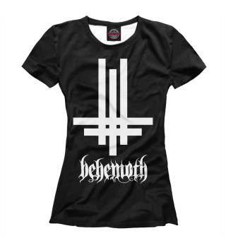 Женская футболка Behemoth. Tri Cross