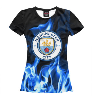 Женская футболка Manchester city sport