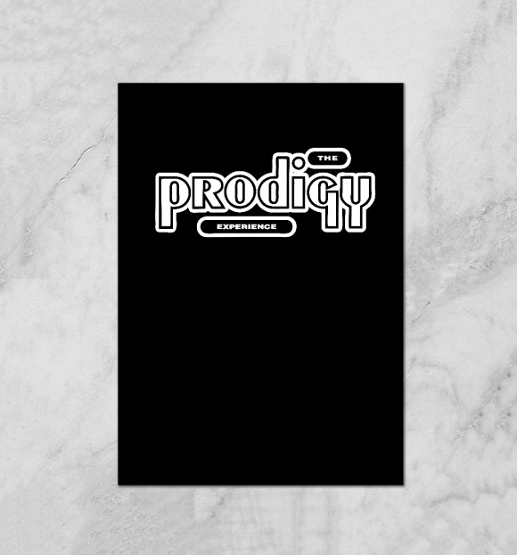 Плакат с изображением The Prodigy цвета Белый