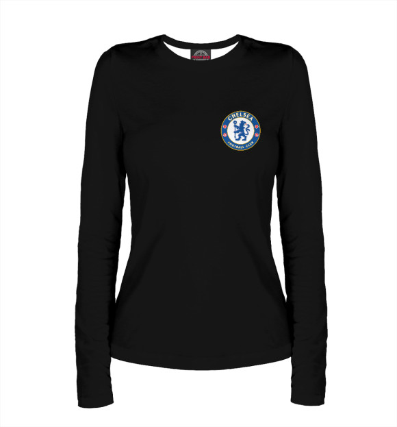 Женский лонгслив с изображением Chelsea цвета Белый