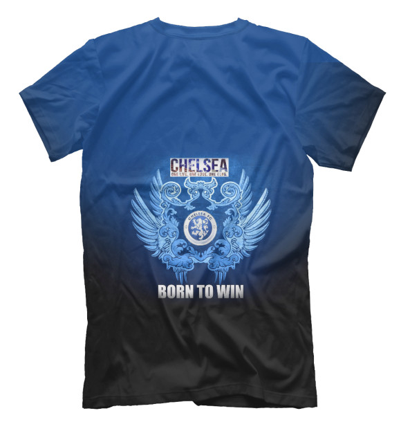 Футболка для мальчиков с изображением Chelsea - Born to win цвета Белый