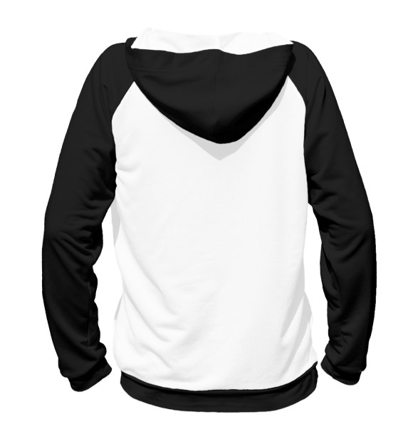 Женское худи с изображением Minimalism цвета Белый
