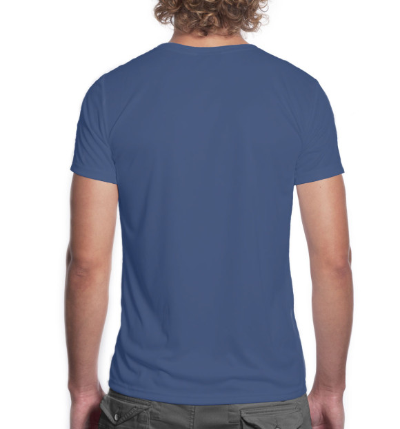 Мужская футболка с изображением Armwrestling цвета Белый