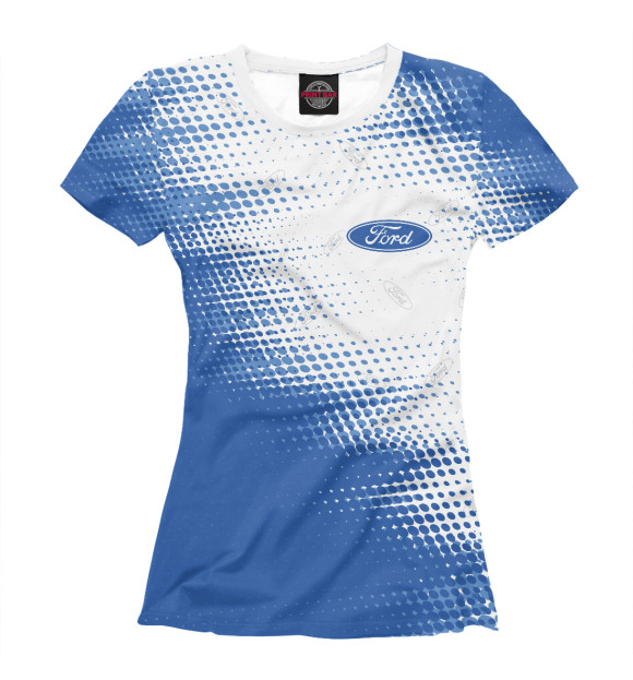 Женская футболка с изображением Ford / Форд цвета Белый