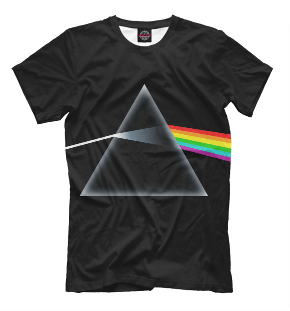 Мужская футболка с изображением Pink Floyd цвета Черный