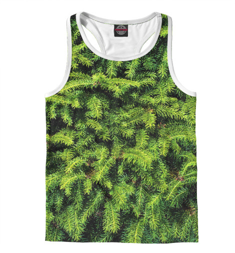 

Майки борцовки Print Bar, Белый, Ёлка