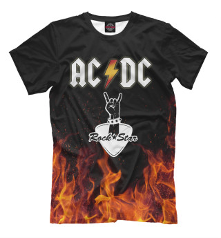 Мужская футболка AC/DC Rock Star