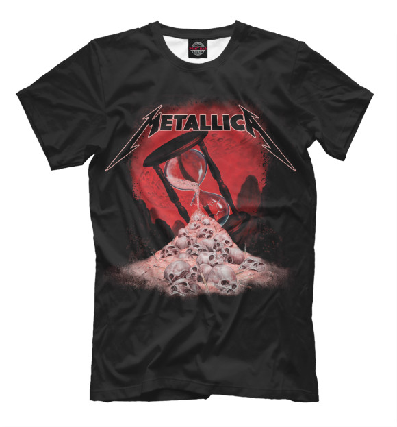 Футболка для мальчиков с изображением Metallica цвета Белый