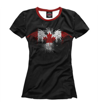 Женская футболка канада