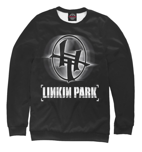 Женский свитшот с изображением Linkin Park цвета Белый