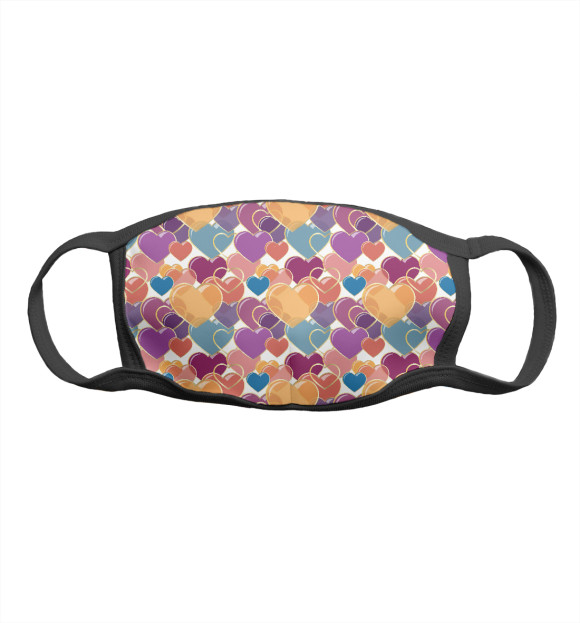 Маска тканевая с притом Любовь цвета Белый Маска тканевая с изображением Любовь цвета Белый