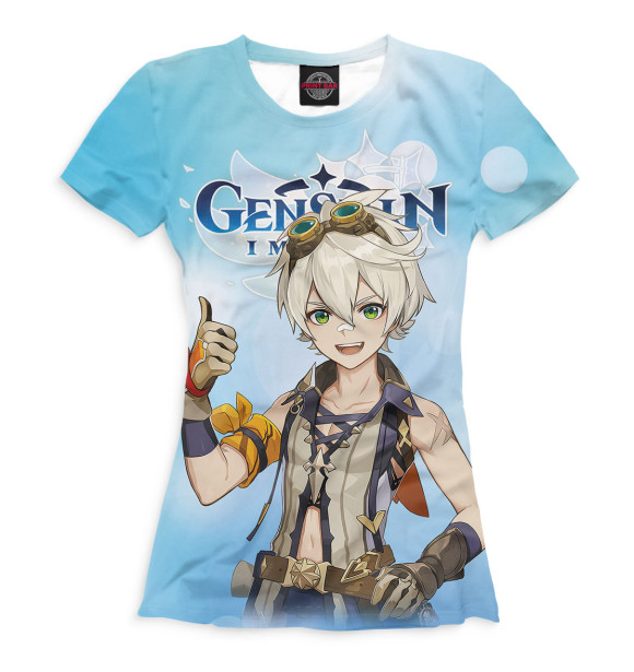 Футболка для девочек с изображением Беннет, Bennett цвета Белый