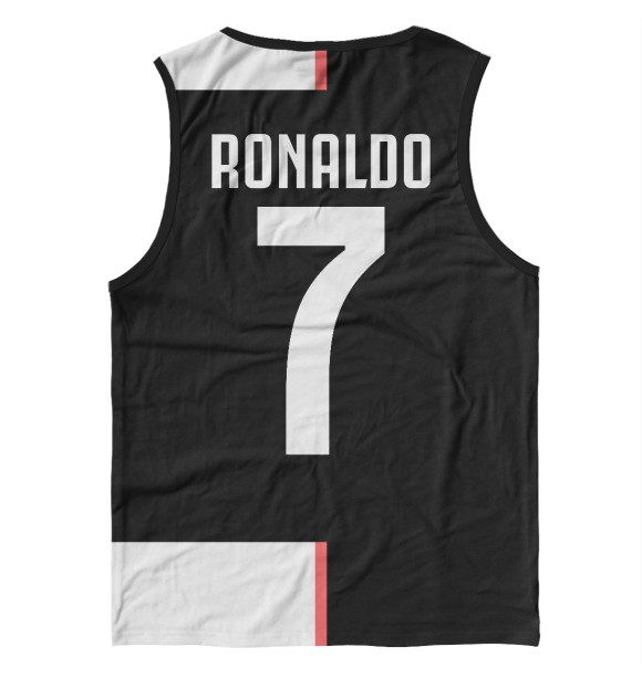 Майка для мальчика с изображением Cristiano Ronaldo цвета Белый
