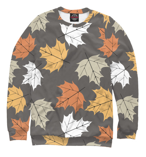 

Свитшоты Print Bar, Белый, Осенние листья