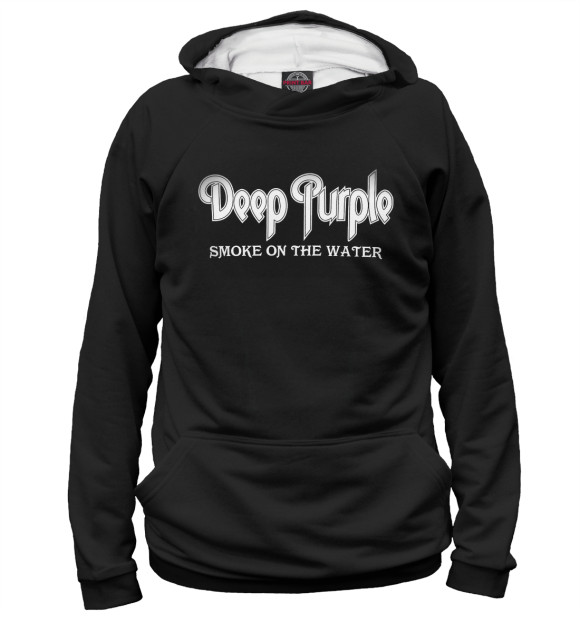Женское худи с изображением Deep Purple цвета Белый