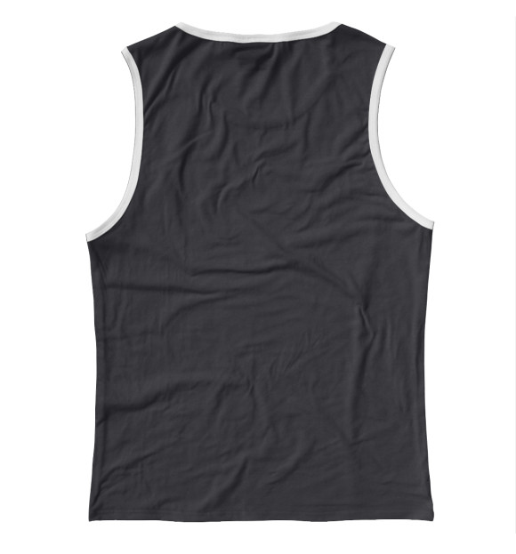 Майка для девочки с притом Dark Bear цвета Белый Майка для девочки с изображением Dark Bear цвета Белый