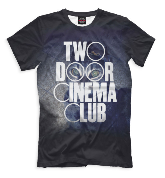 Футболка для мальчиков с изображением Two Door Cinema Club цвета Черный