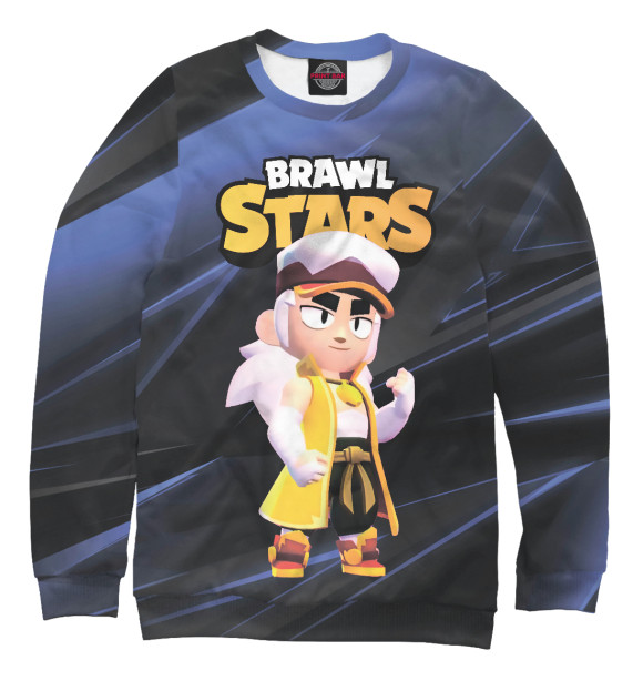 Женский свитшот с изображением FANG BRAWL STARS цвета Белый