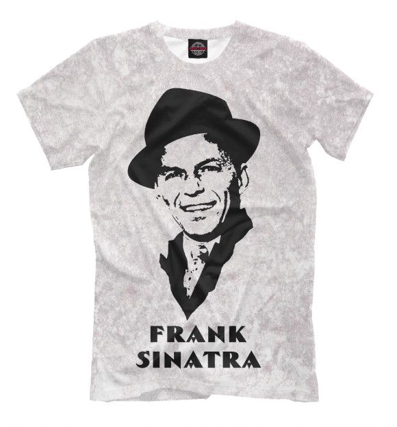 Футболка для мальчиков с изображением Frank Sinatra цвета Бежевый