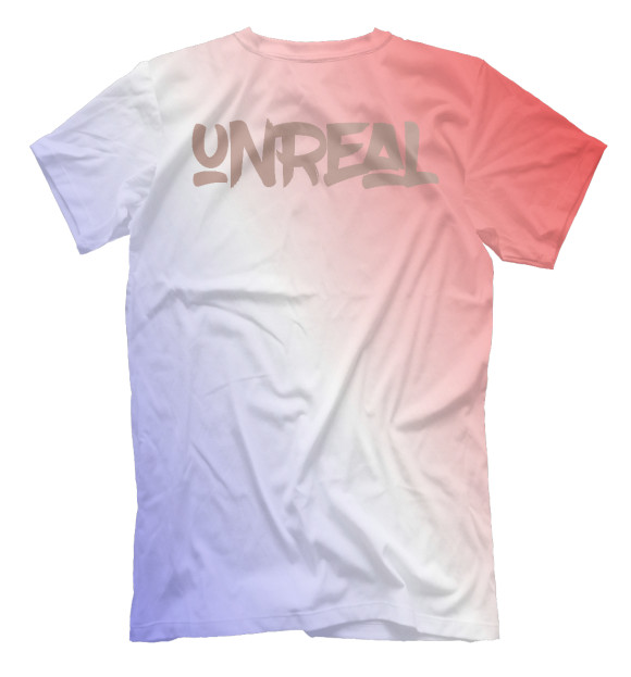 Футболка для мальчиков с изображением UNREAL цвета Белый