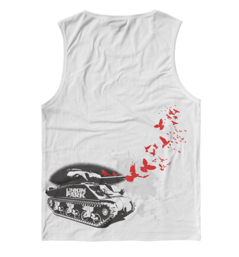 

Майки Print Bar, Белый, Linkin Park