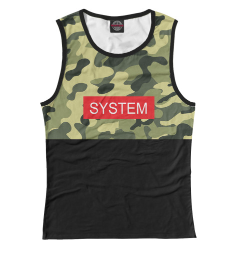 

Майки Print Bar, Белый, System полукамуфляжный