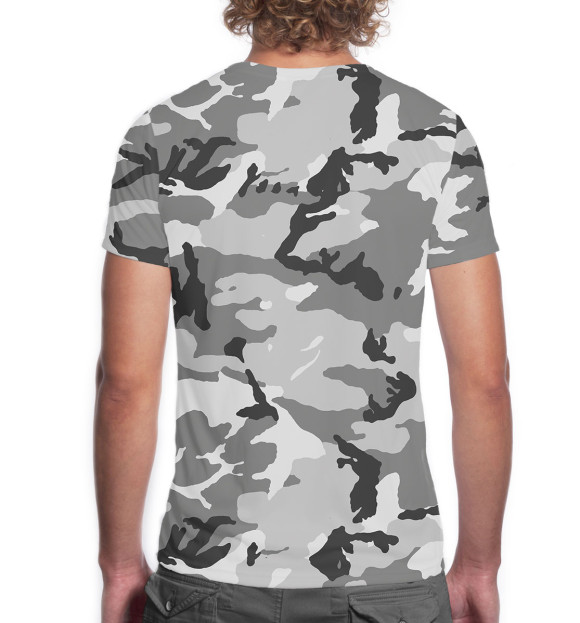 Мужская футболка с изображением ОМОН цвета Белый