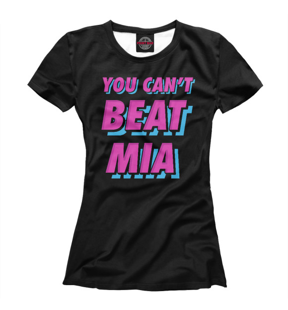 Футболка для девочек с изображением You Can't Beat Maimi цвета Белый