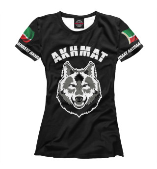 Женская футболка Akhmat