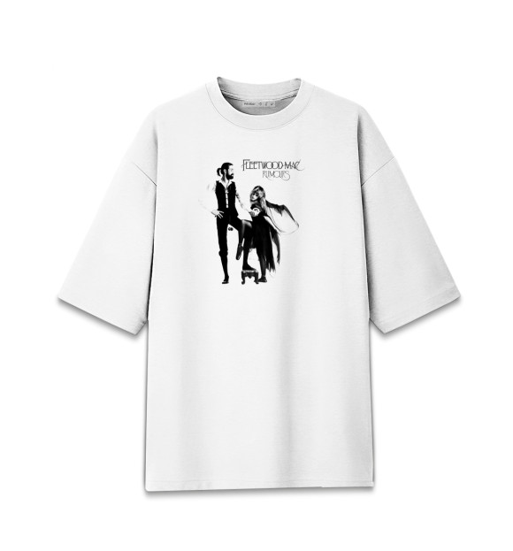 Мужская футболка оверсайз с изображением Rumours - Fleetwood Mac цвета Белый