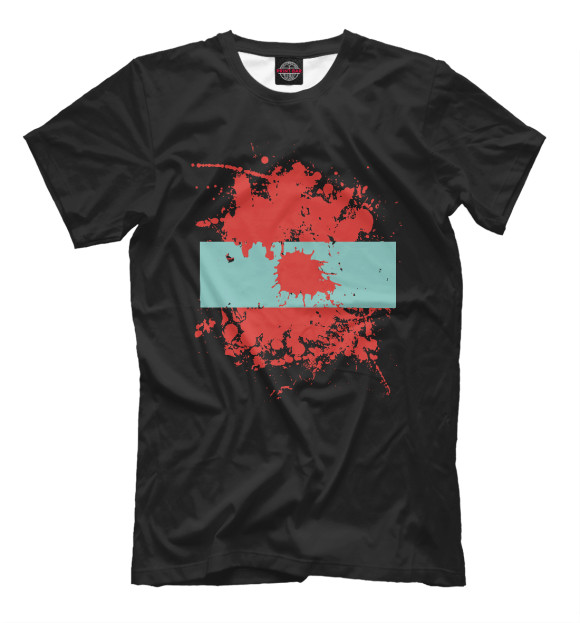 Мужская футболка с изображением Dexter Blood цвета Белый