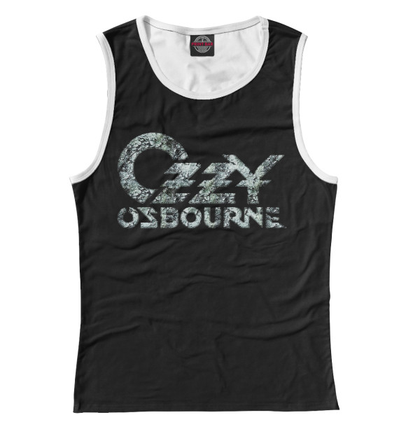 Майка для девочки с изображением Ози Озборн цвета Белый