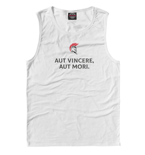 Майка для мальчика с изображением Победа или смерть цвета Белый