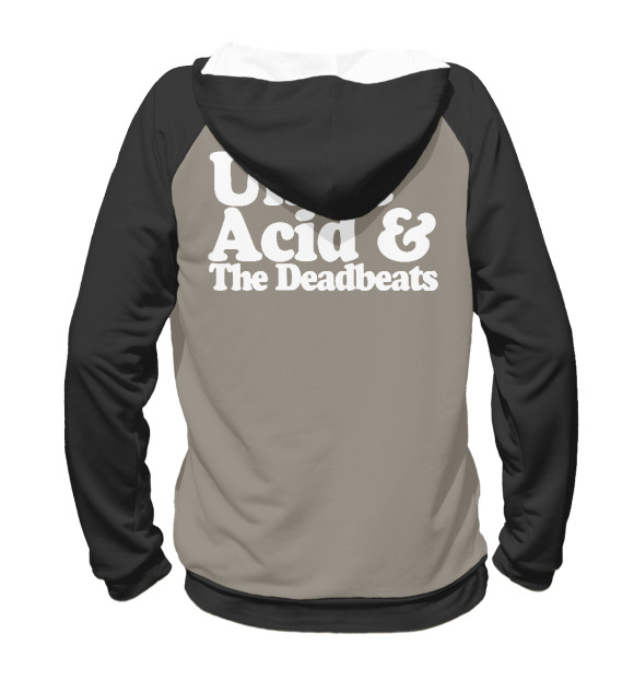 Мужское худи с изображением Uncle acid цвета Белый