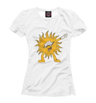 Футболка для девочек Dabbing sun