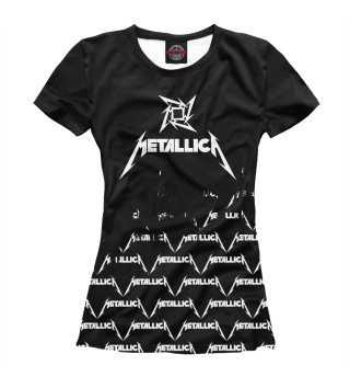 Женская футболка Metallica