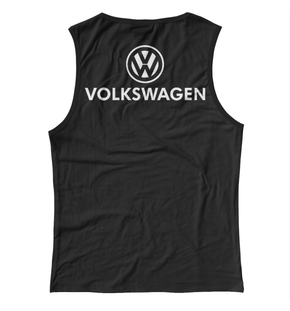 Женская майка с изображением Volkswagen цвета Белый