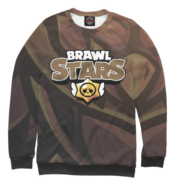 Свитшот для мальчиков с изображением Brawl Stars цвета Белый