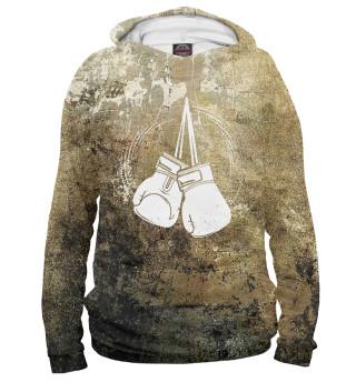 Женское худи White Boxing Gloves Boxer